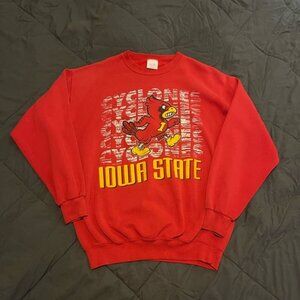 Iowa State Red sweatshirt shirt red '95